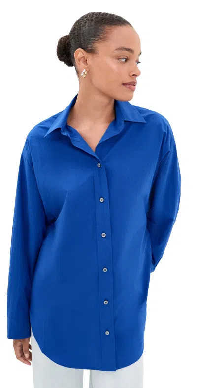 Agolde Sona Shirt Cobalt In Blue