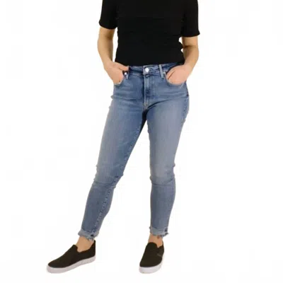 Agolde Sophie High Rise Crop Jeans In Hyper In Blue