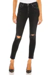 Agolde Sophie Mid Rise Ankle Jeans In Trademark In Multi