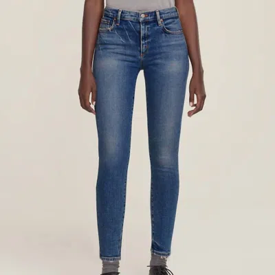 Agolde Sophie Speedway Midrise Skinny Jeans In Blue