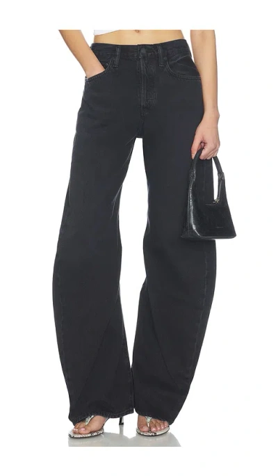 Agolde Spiral Jean In Black