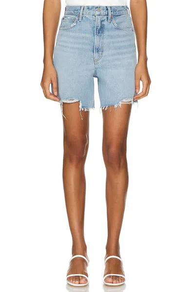 Agolde Stella Short In Agreement In Blue