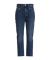 Agolde Riley Straight-leg Jeans In Blue