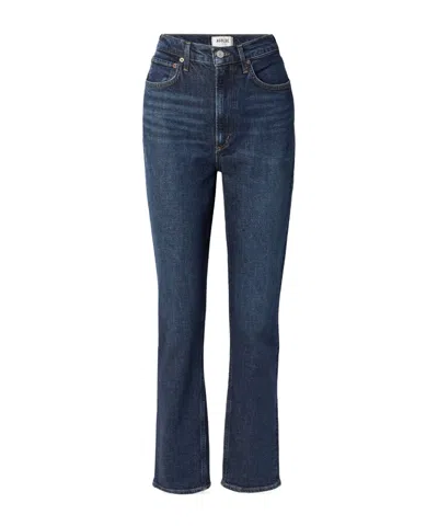 Agolde Straight Jeans In Blue