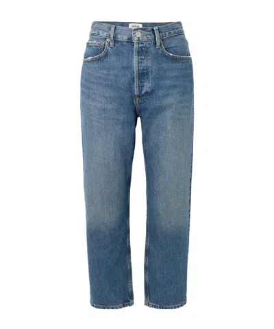 Agolde Straight Jeans In Blue