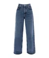 Agolde Harper Jeans Mid Rise Relaxed Straight Jeans Echo In Blue