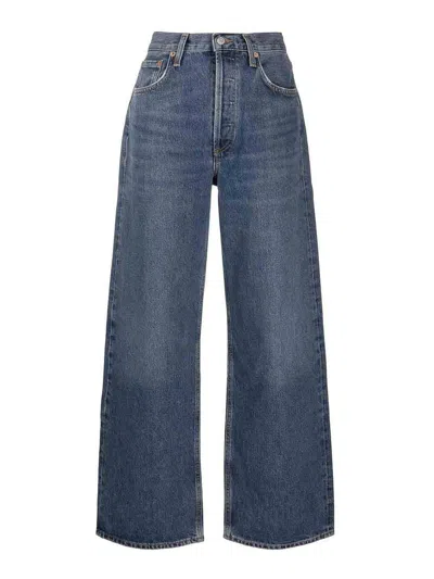 Agolde Straight Jeans In Dark Wash