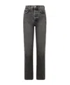 Agolde Straight Jeans In Gray