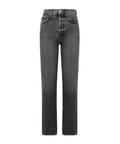 Agolde Straight Jeans In Gray