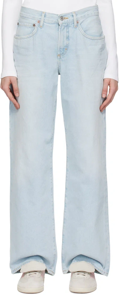 Agolde Straight Jeans In White