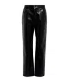 Agolde Straight-leg Casual Pants In Black