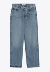 Agolde Straight-leg Faded Jeans