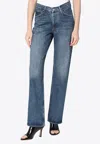Agolde Straight-leg Faded Jeans