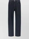 Agolde Straight Leg Five-pocket Denim Trousers In Blue