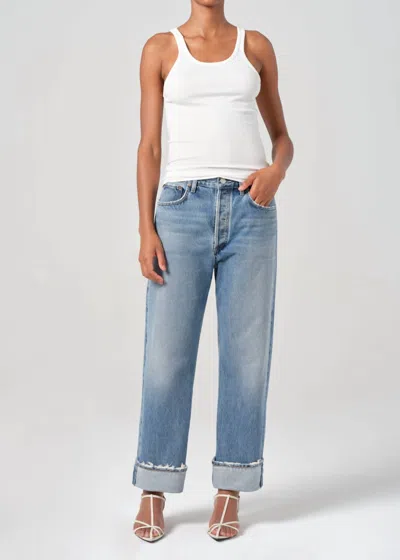 Agolde Straight Leg Jean In Reign In Multi