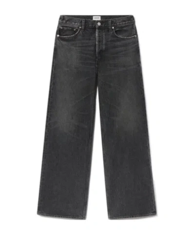 Agolde Straight-leg Jeans In Black