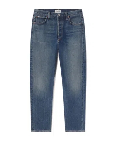 Agolde Straight-leg Jeans In Blue