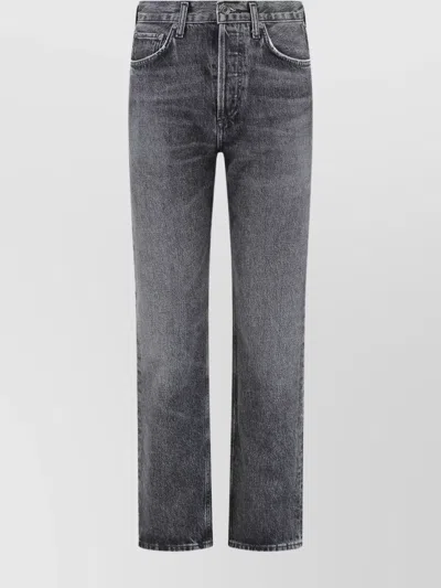 Agolde Straight Leg Jeans Faded Wash