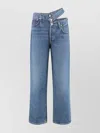 Agolde Straight-leg Jeans Featuring Cut-out Detail In Blue