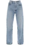 AGOLDE STRAIGHT LEG JEANS FROM THE 90'S WITH HIGH WAIST