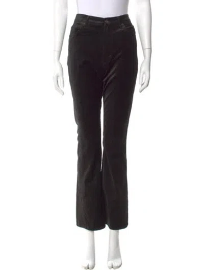 Pre-owned Agolde Straight Leg Pants In Black
