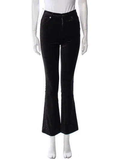 Pre-owned Agolde Straight Leg Pants In Black