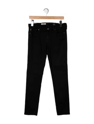 Pre-owned Agolde Straight Leg Pants In Black