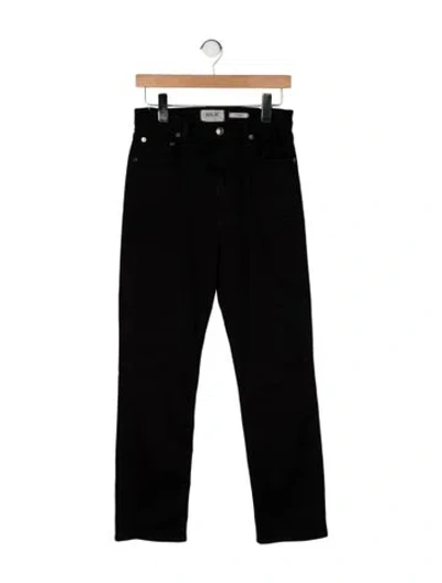Pre-owned Agolde Straight Leg Pants In Black