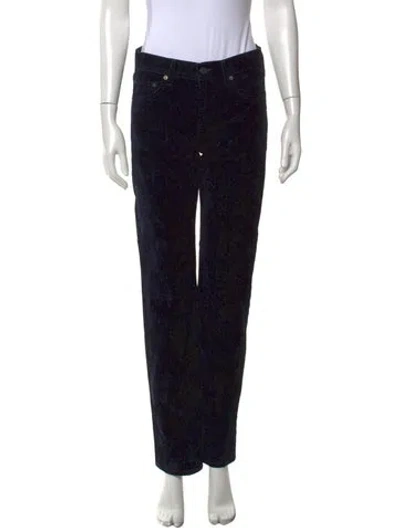 Pre-owned Agolde Straight Leg Pants In Black