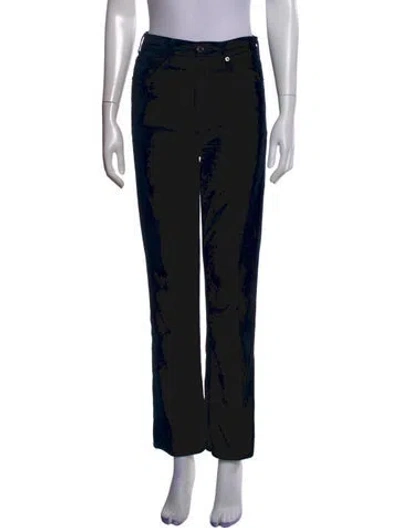 Pre-owned Agolde Straight Leg Pants In Black