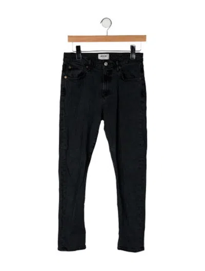 Pre-owned Agolde Straight Leg Pants In Black