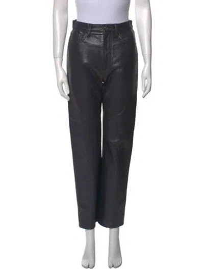 Pre-owned Agolde Straight Leg Pants In Blue