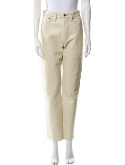Pre-owned Agolde Straight Leg Pants In Blue