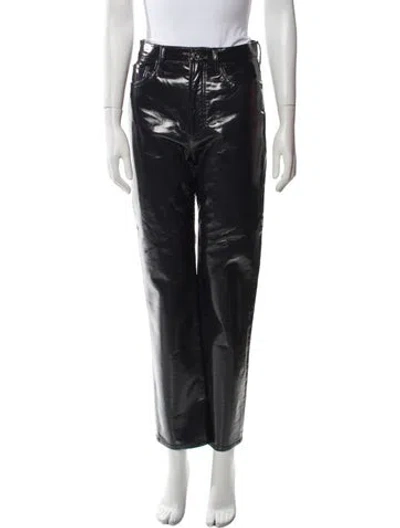 Pre-owned Agolde Straight Leg Pants In Blue