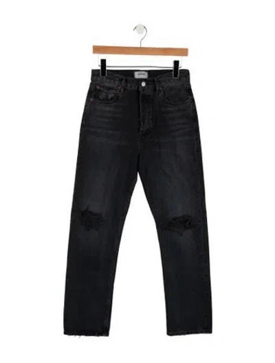 Pre-owned Agolde Straight Leg Pants In Blue