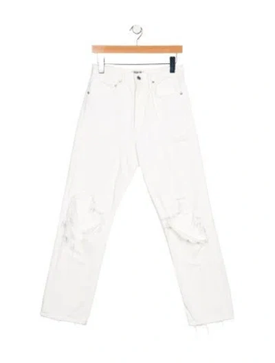 Pre-owned Agolde Straight Leg Pants In Blue