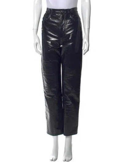 Pre-owned Agolde Straight Leg Pants In Blue