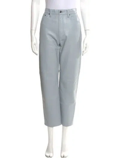 Pre-owned Agolde Straight Leg Pants In Blue