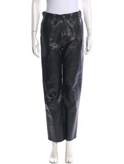 Pre-owned Agolde Straight Leg Pants In Blue