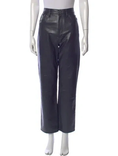 Pre-owned Agolde Straight Leg Pants In Blue