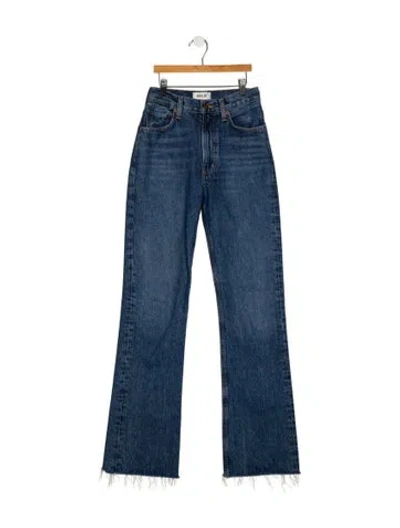 Pre-owned Agolde Straight Leg Pants In Blue