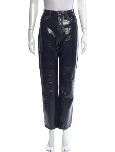 Pre-owned Agolde Straight Leg Pants In Blue