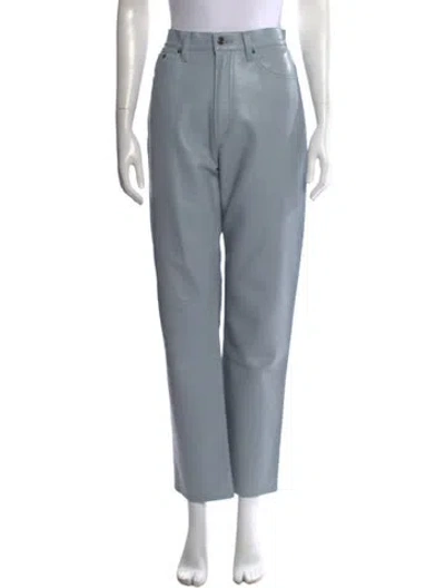 Pre-owned Agolde Straight Leg Pants In Blue