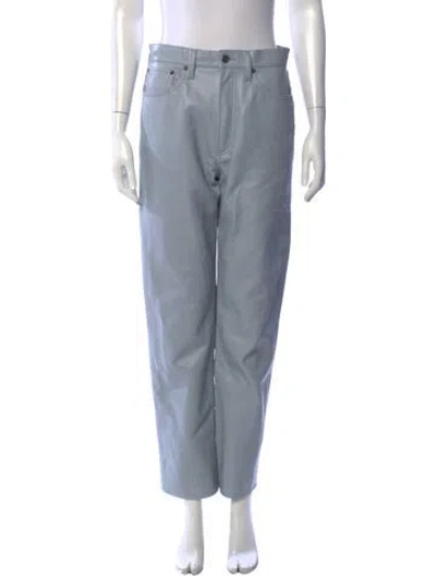 Pre-owned Agolde Straight Leg Pants In Blue