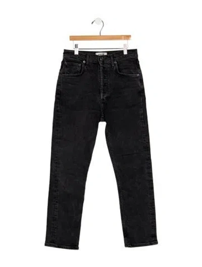 Pre-owned Agolde Straight Leg Pants In Blue