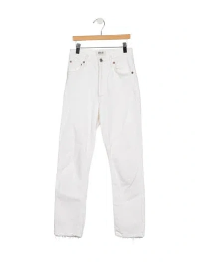 Pre-owned Agolde Straight Leg Pants In Blue