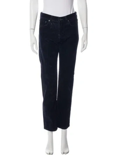 Pre-owned Agolde Straight Leg Pants In Blue