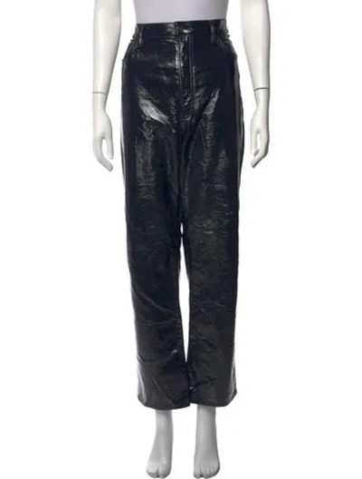 Pre-owned Agolde Straight Leg Pants In Blue