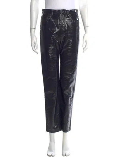 Pre-owned Agolde Straight Leg Pants In Blue