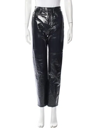 Pre-owned Agolde Straight Leg Pants In Blue